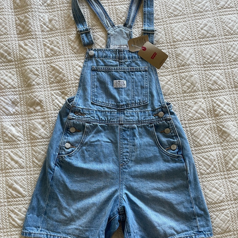 Levi's Light Blue Denim Overalls